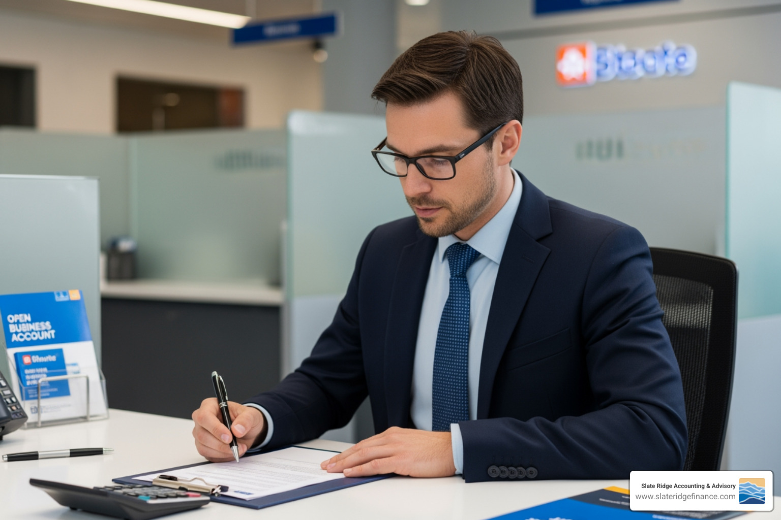 professional opening a dedicated business bank account - accounting for small businesses